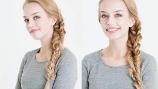 Twisted Fishtail Braid - Back To School Hairstyle