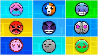 Geometry Dash All Custom FIRE IN THE HOLE But everyone Is ALL New Different Versions