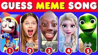 GUESS MEME & WHO'S SINGING🎤🎵🔥| Lay Lay, King Ferran,Salish Matter, MrBeast, Elsa, Diana, Tenge Song