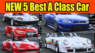 NEW 5 Best A Class Car in NFS Unbound Update Vol 5