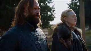 Hound & Brienne Reunion in Kingslanding