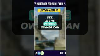 TfL SERU Book in Audio / PHV Driver Handbook / London PHV Driver Licensing #ytshorts #viralshorts