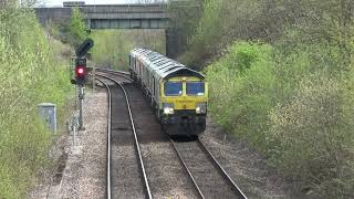 Freightliner 66 x6 ~ 0Y38 Belmont Down Yard to  Leeds Balm Road 18/04/2022