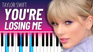 You're Losing Me (EASY PIANO TUTORIAL) - Taylor Swift