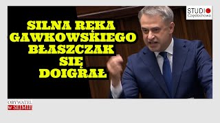 Sejm, dzisiaj Błaszczak rozsierdził Gawkowskiego