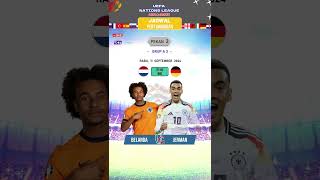 JADWAL | BELANDA VS JERMAN | UEFA NATIONS LEAGUE 2024 |PEKAN 2|GRUP A3 & B 2|RABU, 11 SEPTEMBER 2024