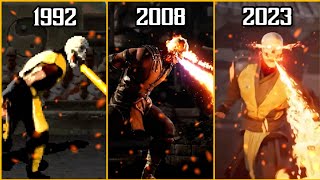 Scorpion's Fatality Evolution in Mortal Kombat Game (1992-2023) | MK2/MK9/MK10/MKX/MK11/MK1