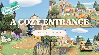 a cozy entrance | lilac woods ep.2 ≧◡≦ | Animal Crossing New Horizons