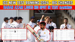 ICC Updates New Test Players Ranking 2024 - Babar Azam Apni Jaga na Bacha Saky