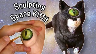 Sculpting Cyclops Space Cat From Polymer Clay