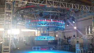 Aluminum Rotating Lighting Circle Truss