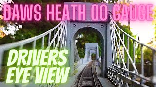 Daws Heath 00 Gauge Garden Railway - Drivers Eye View