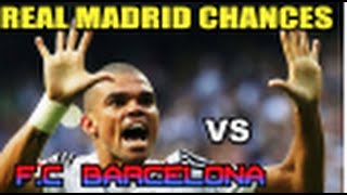 Real Madrid Chances | Ocasiones vs Barcelona 25.10.2014 [HD]