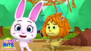 El León y el Conejo Cuento Corto y más Vídeo de dibujos animados para niños