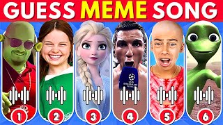 GUESS MEME & WHO'S SINGING 🎤🎵 Lay Lay, King Ferran, Salish Matter, Wednesday, MrBeast, Elsa