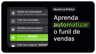 Moskit na prática | Passo a passo utilizando a automação de vendas