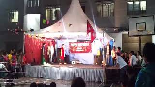 Tal ko pani remix Deepawali stage dance in Malaysia