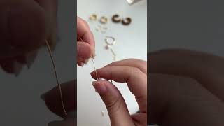 DIY Pearl Chain Earrings | Jewelry Tutorial | Rimmoto Jewelry