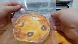 Seladora a vácuo pequena testando numa quiche - Review