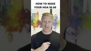 HOW TO MAKE YOU HOA $0.00. Bundled service becoming the norm!