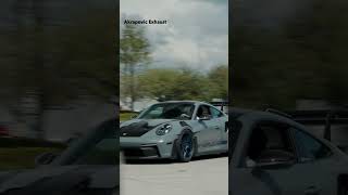 Porsche 992 Weissach GT3RS Stock Exhaust VS Titanium Akrapovic Exhaust! #Porsche #GT3