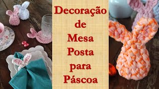 Decoração de Mesa Posta para Páscoa