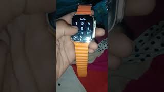 appe logo in T800 ultra smartwatch me code Live #youtubeshorts #applewatch #smartwatch #trending #ba