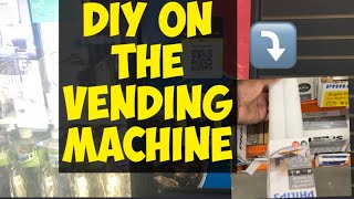 How to change a light bulb on a vending machine  #vendingmachine #howto