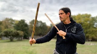 Kali Eskrima Double Sticks - with Footwork!