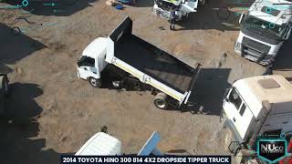 2014 TOYOTA HINO 300 814 4X2 DROPSIDE TIPPER TRUCK | NUco Auctioneers