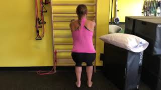 Standing “soleus” calf raise