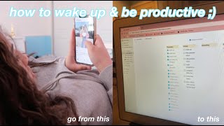 how to have a PRODUCTIVE morning (this will motivate you!) | Naomi Rose