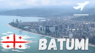 Takeoff from Batumi 4K (city view)