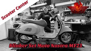 MOTO NOSTRA Blinker mit dynamischem Lauflicht  für Vespa GTS / GTV ab 2023 (Keyless).