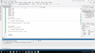 Самоучитель C++ (20 серия) Visual Studio, Нахождение минимума и максимума в массиве