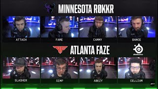 Competing to stay on winners brac game 3 Minnesota Rokkr vs Atlanta FaZe ( Major 5 Tournament) Day 4