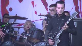 Motionless in White "Abigail" Live (Chula Vista) 2014 Warped Tour