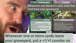 SMELLS LIKE TURBO COMBO! Timeless Willow Necropotence MTG Arena