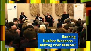 Madeleine Albright, Joschka Fischer, Kardinal Reinhard Marx: Banning Nuclear Weapons