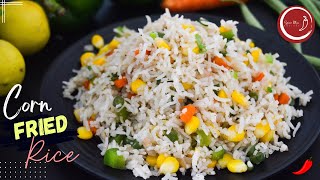 Corn Fried Rice Recipe || Corn Fried Rice In Telugu || Sweet Corn Fried Rice In Telugu