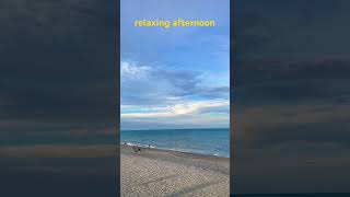 A peaceful afternoon at the beach #nature #beach #waves #relaxing #peaceful #beachlife #seagull