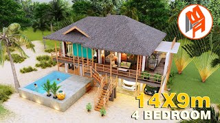 A Dreamy Elevated "BEACH" House - 4 bedroom w/ Pool