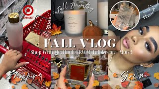 FALL VLOG 🍂  | Shop With Me at Target + TJ Maxx + Haul, GRWM, Fall Decor, Organizing, & More!