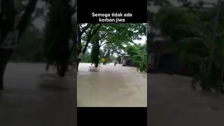 Merinding! detik detik banjir di madura hampir menelan rumah #shorts #music #arabic