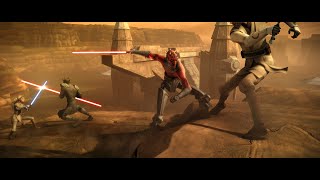 Darth Maul & Savage Opress Vs. Obi-Wan Kenobi & Adi Gallia [1080p]