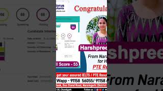 Congrats to Harshpreet Kaur on her PTE Result                  #IELTS #PTE #Naraingarh #chandigarh