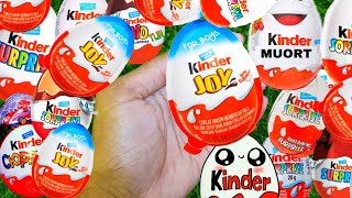 New! Yummy Kinder Surprise Egg Toy Opening | A Lot Of Kinder Joy Chocolate ASMR | Part-11