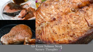 BEST Air Fryer Salmon Steak - How To cook Salmon In Air Fryer