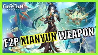 F2P Pulls for Xianyun's Weapon (Crane's Echoing Call)  - Genshin Impact