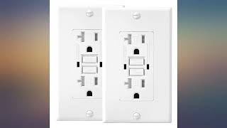 GFCI White Outlet Receptacle, Tamper Resistant GFCI Outlet 20 Amp//125-Volt, review